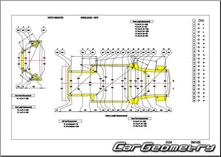 BMW iX1 EV (U11) 2022-2028 Body dimensions