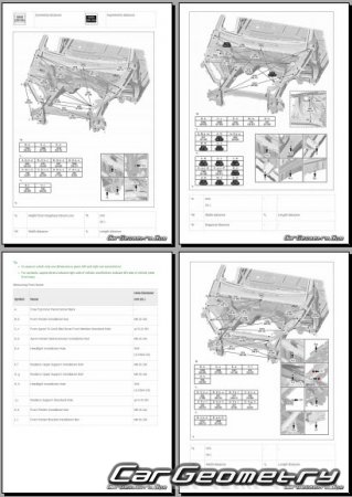 ������� ������ Toyota C-HR+ 2025-2030 Collision shop manual