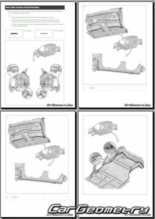 ������� ������ Toyota C-HR+ 2025-2030 Collision shop manual