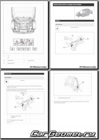 ������� ������ Toyota C-HR+ 2025-2030 Collision shop manual