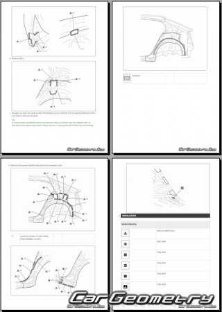 ������� ������ Toyota C-HR+ 2025-2030 Collision shop manual