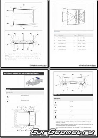 ������� ������ Toyota C-HR+ 2025-2030 Collision shop manual