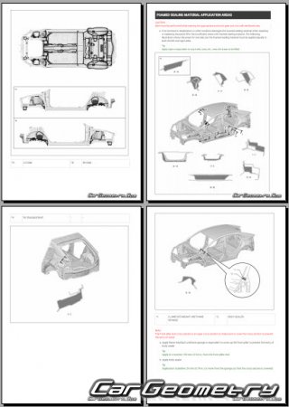 ������� ������ Toyota C-HR+ 2025-2030 Collision shop manual