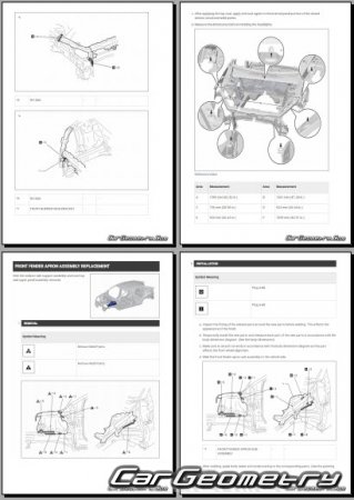 ������� ������ Toyota C-HR+ 2025-2030 Collision shop manual