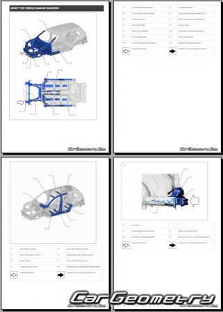 �������� ������� Toyota RAV4 (XA60) 2026-2031 Collision Repair Manual
