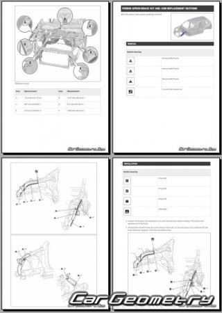 �������� ������� Toyota RAV4 (XA60) 2026-2031 Collision Repair Manual