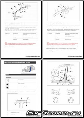 �������� ������� Toyota RAV4 (XA60) 2026-2031 Collision Repair Manual