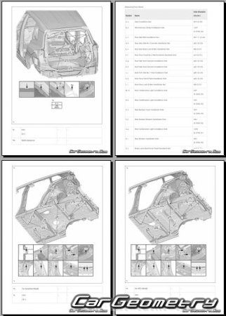 �������� ������� Toyota RAV4 (XA60) 2026-2031 Collision Repair Manual