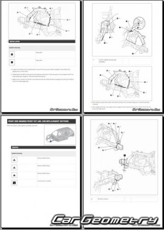 �������� ������� Toyota RAV4 (XA60) 2026-2031 Collision Repair Manual