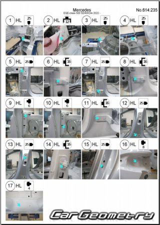 �������� ������� Mercedes EQE-Class (X294) SUV � 2022 Body dimensions 