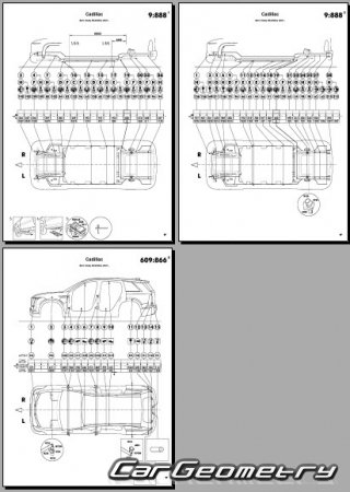 �������� ������� Cadillac Vistiq � 2025 Body dimensions