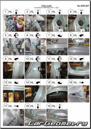 Chevrolet Bolt EV 2021�2023 Body dimensions