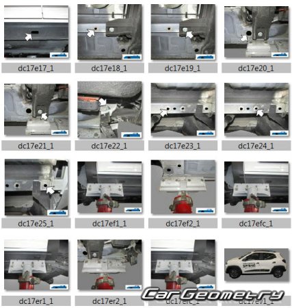 ������� ������ Dacia Spring 2021-2024 Body dimensions