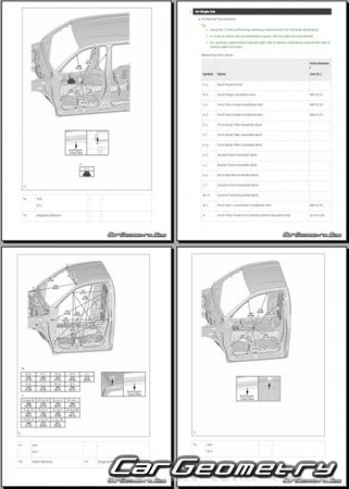 �������� ������� Toyota Hilux (GUN226 GUN227 TGN226 XPN225) � 2025 Body Repair Manual