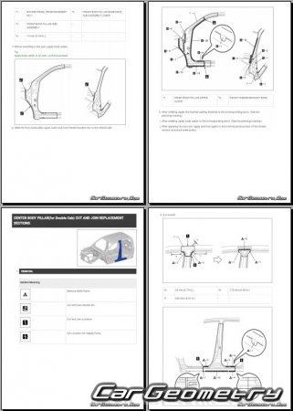 �������� ������� Toyota Hilux (GUN226 GUN227 TGN226 XPN225) � 2025 Body Repair Manual
