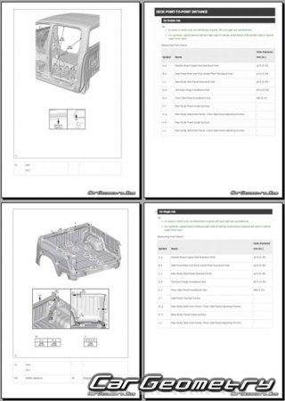 �������� ������� Toyota Hilux (GUN226 GUN227 TGN226 XPN225) � 2025 Body Repair Manual