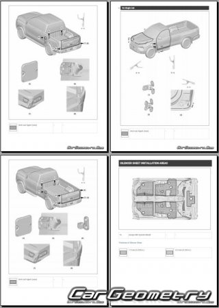 �������� ������� Toyota Hilux (GUN226 GUN227 TGN226 XPN225) � 2025 Body Repair Manual