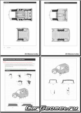 �������� ������� Toyota Hilux (GUN226 GUN227 TGN226 XPN225) � 2025 Body Repair Manual