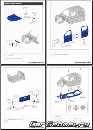 �������� ������� Toyota Hilux (GUN226 GUN227 TGN226 XPN225) � 2025 Body Repair Manual