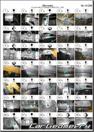 Mercedes AMG GT Cabrio (R190) 2017-2022 Body dimensions
