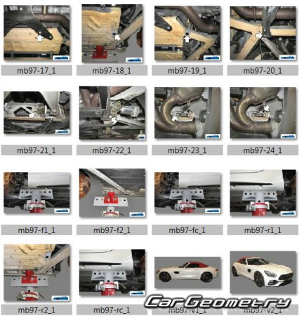 Mercedes AMG GT Cabrio (R190) 2017-2022 Body dimensions