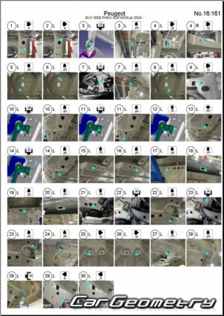 Peugeot 3008 MHEV (P64) � 2024 Body dimensions