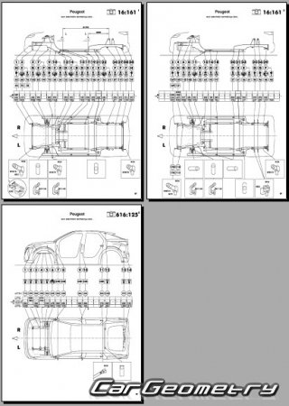 Peugeot 3008 MHEV (P64) � 2024 Body dimensions