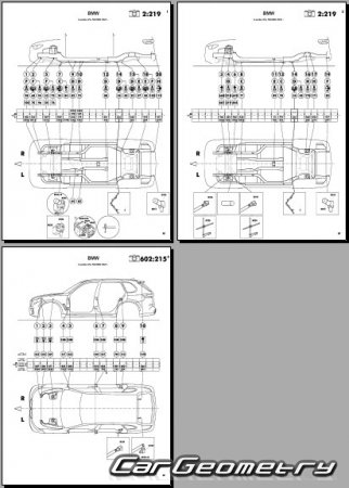 BMW X5L (G18) 2022�2026 Body dimensions
