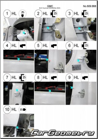 GMC Hummer EV SUV 2024-2027 Body Repair Manual