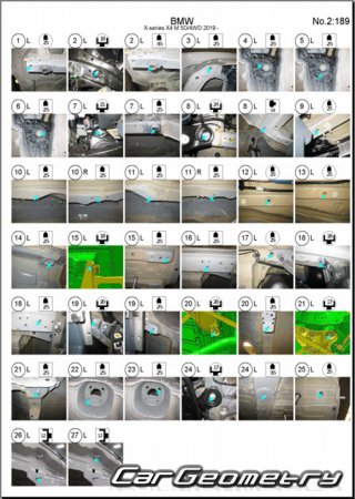 BMW X4 M (F98) 2019�2024 Body dimensions