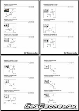 BMW X4 M (F98) 2019�2024 Body dimensions