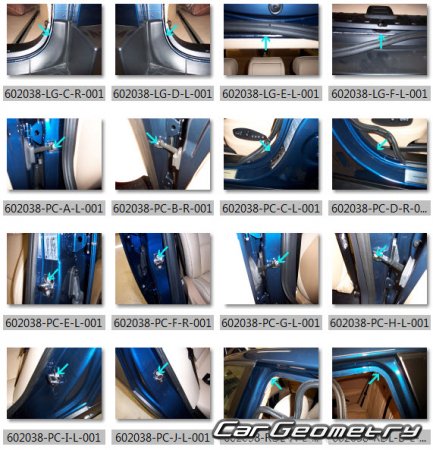 ��������� BMW X3 (E83) 2004�2010 Body dimensions