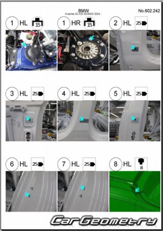 BMW X2 (U10) 2024�2030 Body dimensions