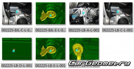 ������� ������ BMW I7 (G70) 2023-2031 Body dimensions