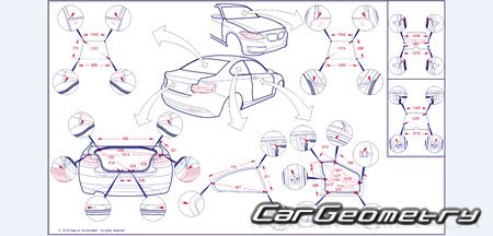 BMW M2 (F87) 2016-2023 Body dimensions