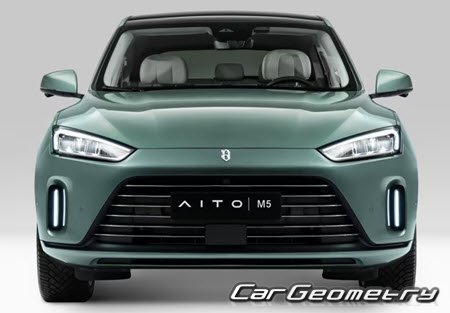 Кузовные размеры Seres Aito M5, Размеры кузова AITO M5 2022-2027 Кузовные размеры Seres Aito M5, Размеры кузова AITO M5 2022-2027