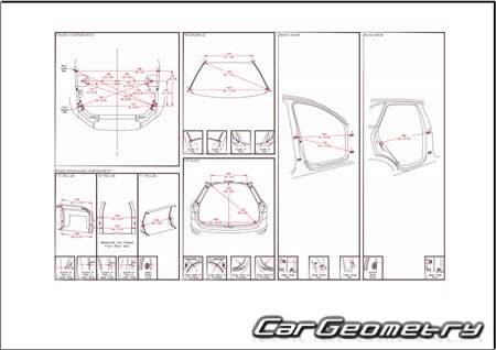 Audi Q3 (F3N) 2019-2024 Body dimensions