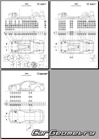 BMW M4 Coupe (G82) 2021-2026 Body dimensions