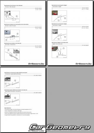 BMW M4 Coupe (G82) 2021-2026 Body dimensions