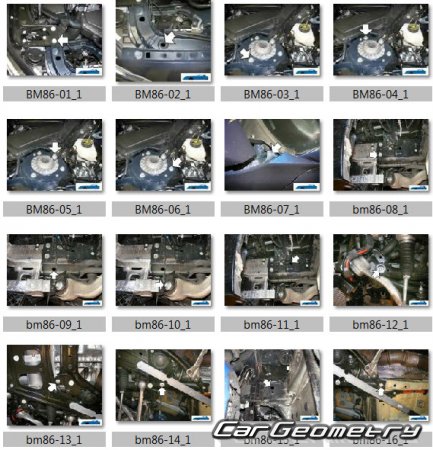 BMW M4 (F83) Cabriolet 2015-2020 Body dimensions