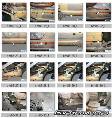 BMW M4 (F83) Cabriolet 2015-2020 Body dimensions