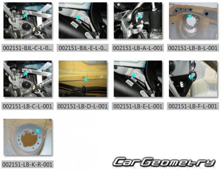 BMW M2 (F87) 2016-2023 Body dimensions
