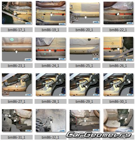 BMW 4 Series (F33) Cabrio 2013-2020 Body dimensions