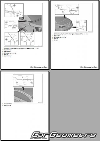 BMW 4 Series (F33) Cabrio 2013-2020 Body dimensions