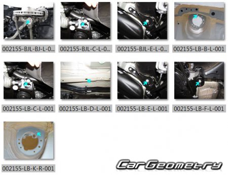 BMW 4 Series (F33) Cabrio 2013-2020 Body dimensions