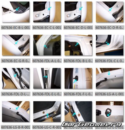 ��������� ������ Lincoln MKS 2009-2015 Body dimensions