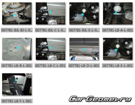 ������� ������ Lincoln MKX 2016-2019 Body dimensions