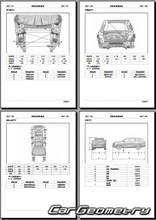 ������� ������ AITO M7 2022-2026 Body Repair Manual
