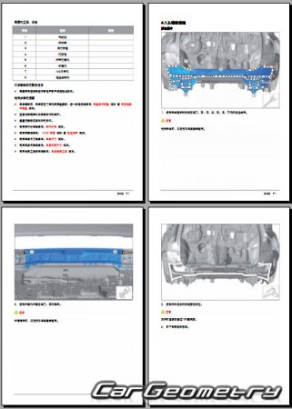 ������� ������ AITO M7 2022-2026 Body Repair Manual