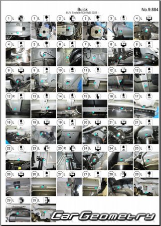 Buick Enclave 2024-2030 Body dimensions